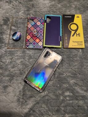 Samsung Note10+ "Aura Glow" AT&T & Cricket Unlocked w/ Extras